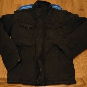 American Eagle Full Lined Flannel Quilted Jacket slim fit